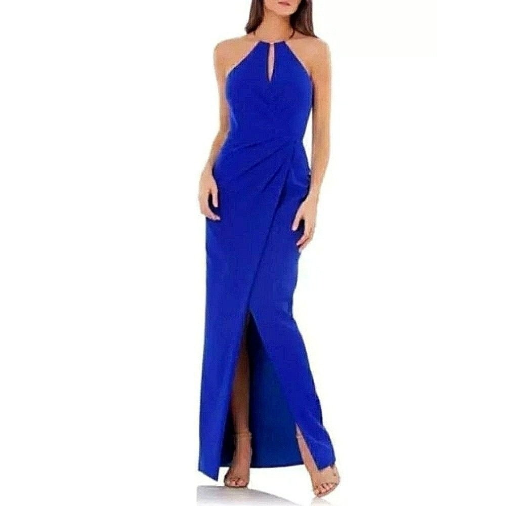 BHLDN JS Collections surplus gown w/necklace dress sz 2